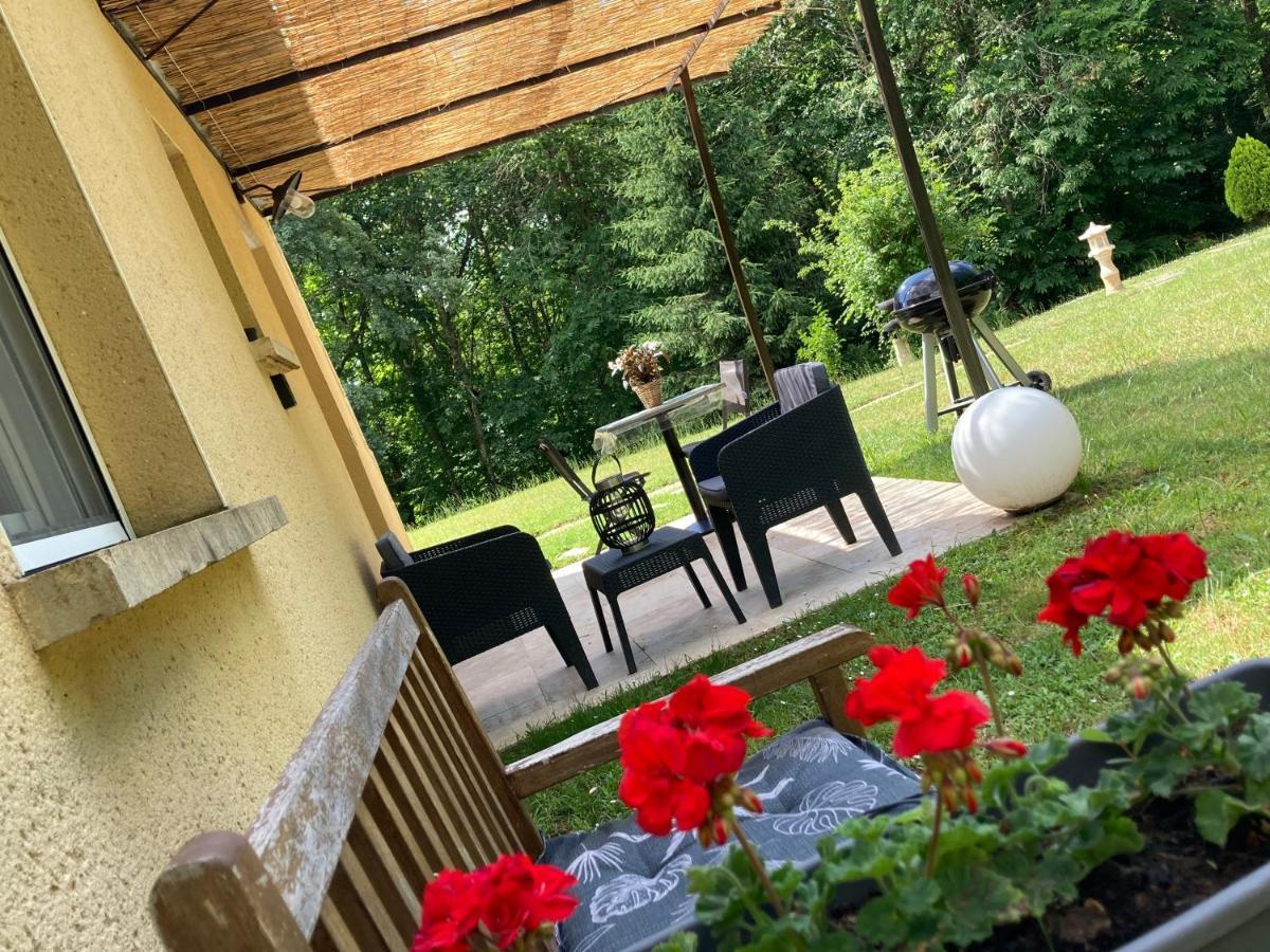 Gite Des Combes Blanches Avec Piscine Frayssinet-le-Gelat Экстерьер фото